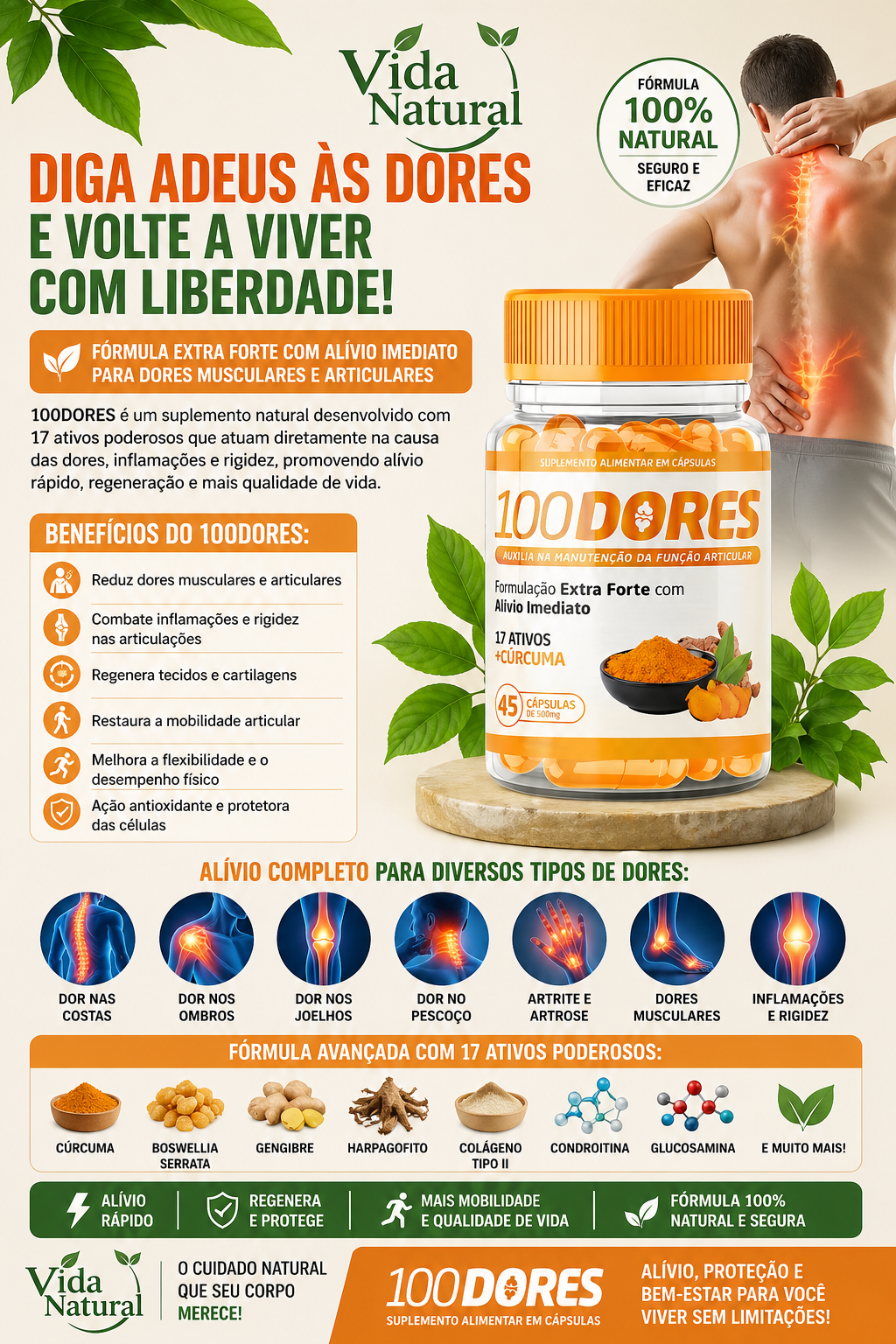100DORES - PROMOÇÃO DO DIA - FRETE GRÁTIS