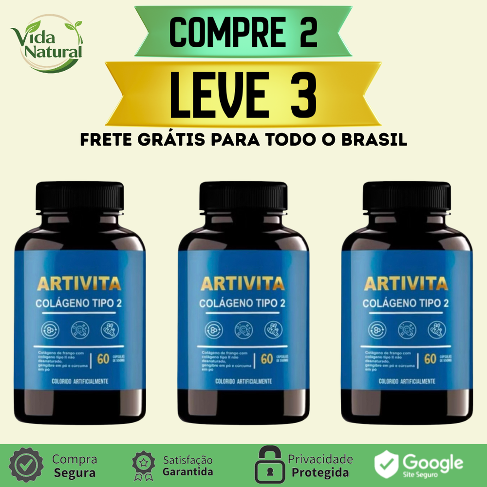 ARTIVITA - PROMOÇÃO DO DIA - FRETE GRÁTIS
