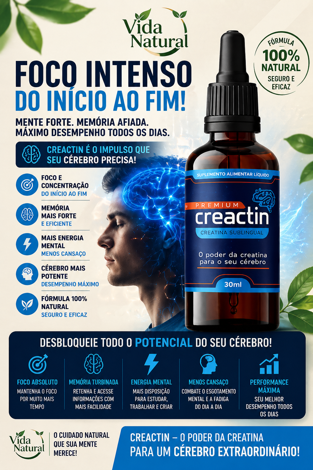 CREACTIN - PROMOÇÃO DO DIA - FRETE GRÁTIS