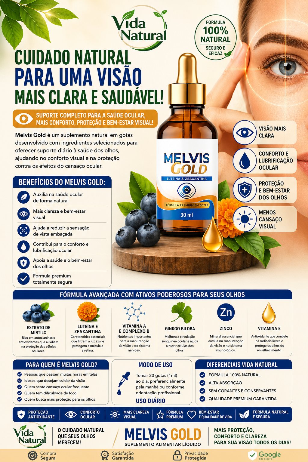 MELVIS GOLD - PROMOÇÃO DO DIA - FRETE GRÁTIS