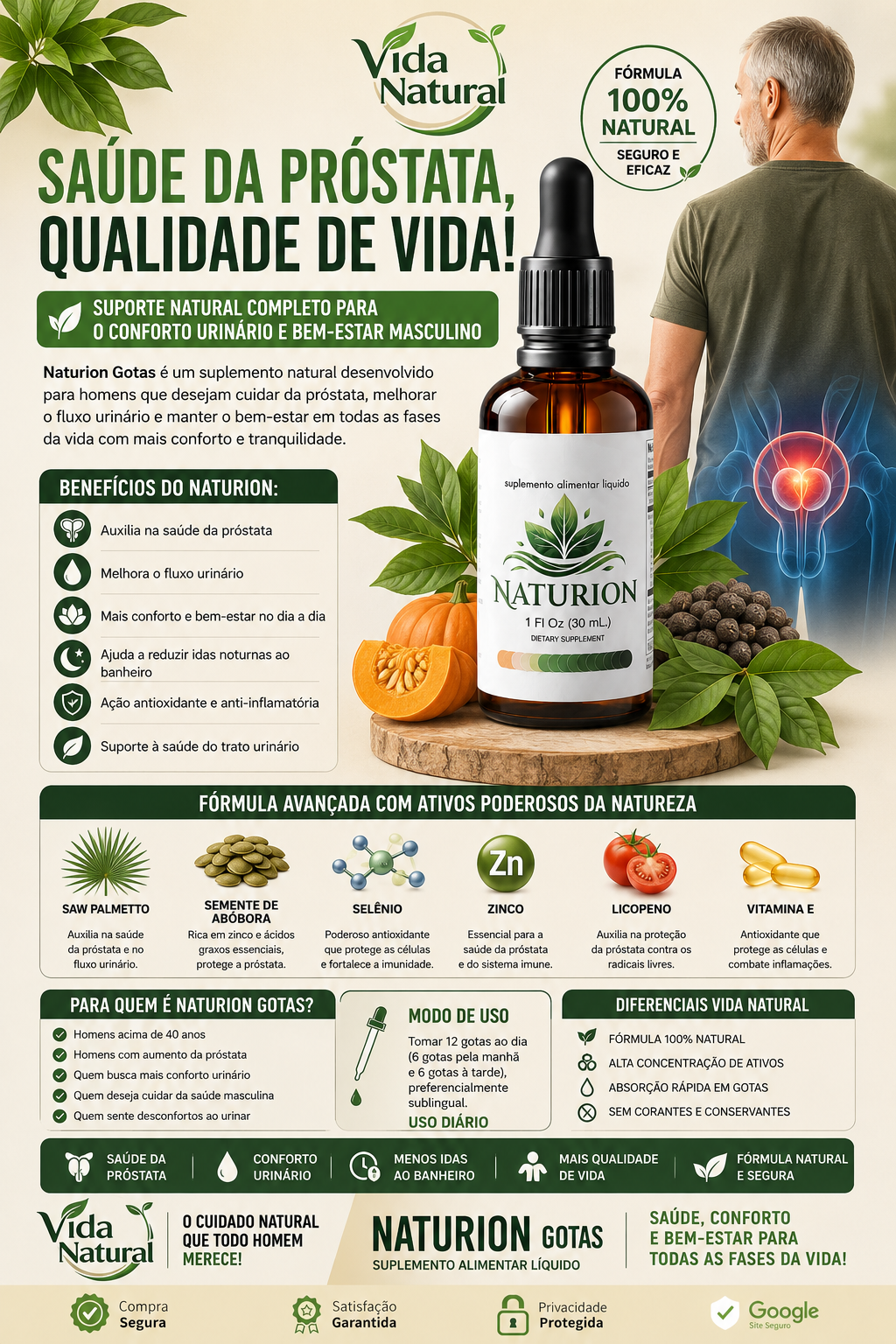 NATURION GOTAS - PROMOÇÃO DO DIA - FRETE GRÁTIS