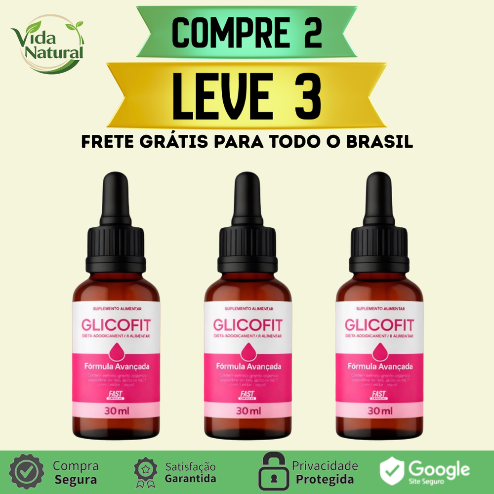 GLICOFIT - PROMOÇÃO DO DIA - FRETE GRÁTIS
