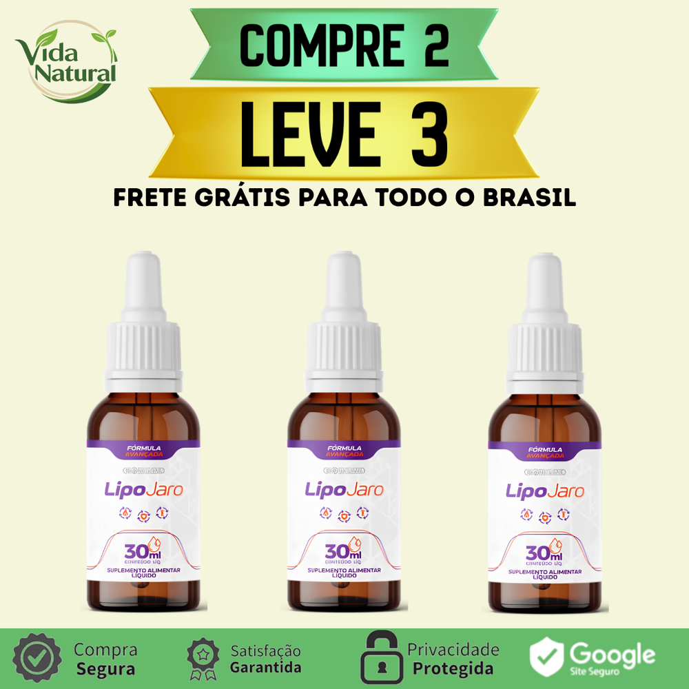 LIPOJARO - PROMOÇÃO DO DIA - FRETE GRÁTIS