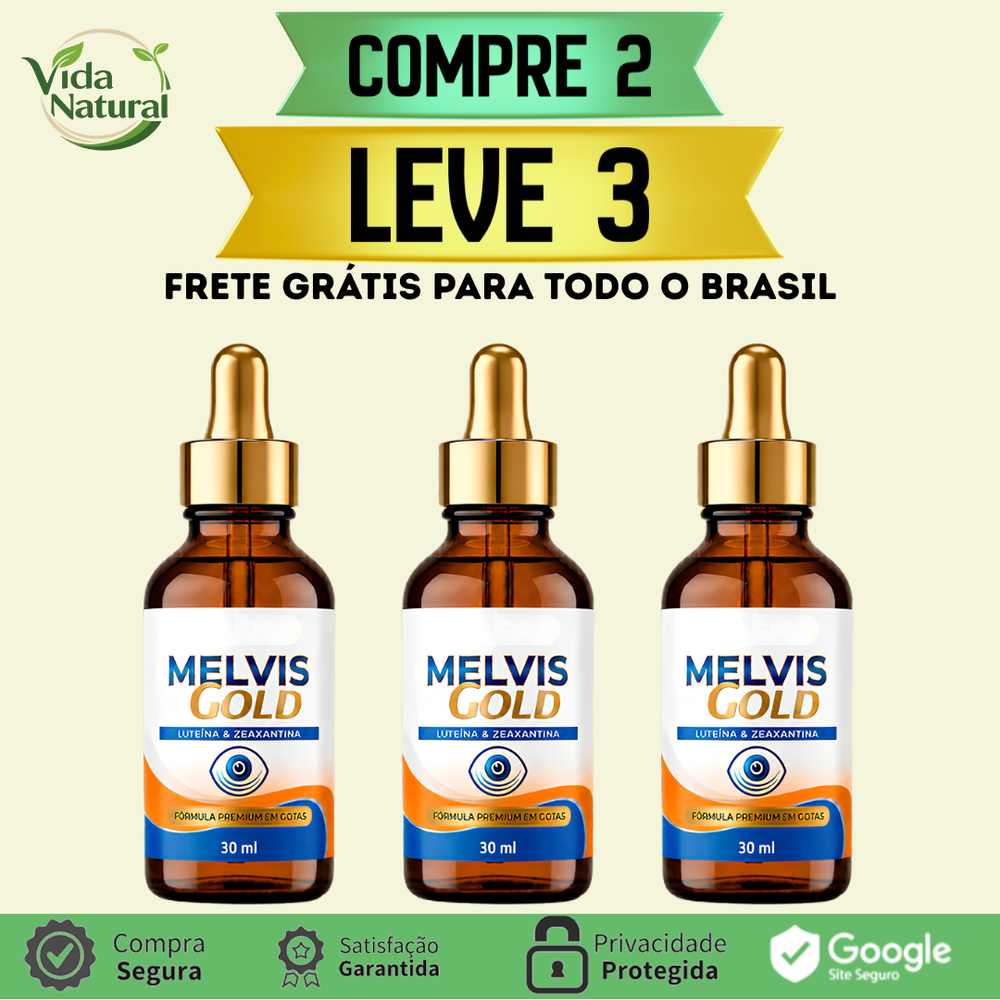 MELVIS GOLD - PROMOÇÃO DO DIA - FRETE GRÁTIS