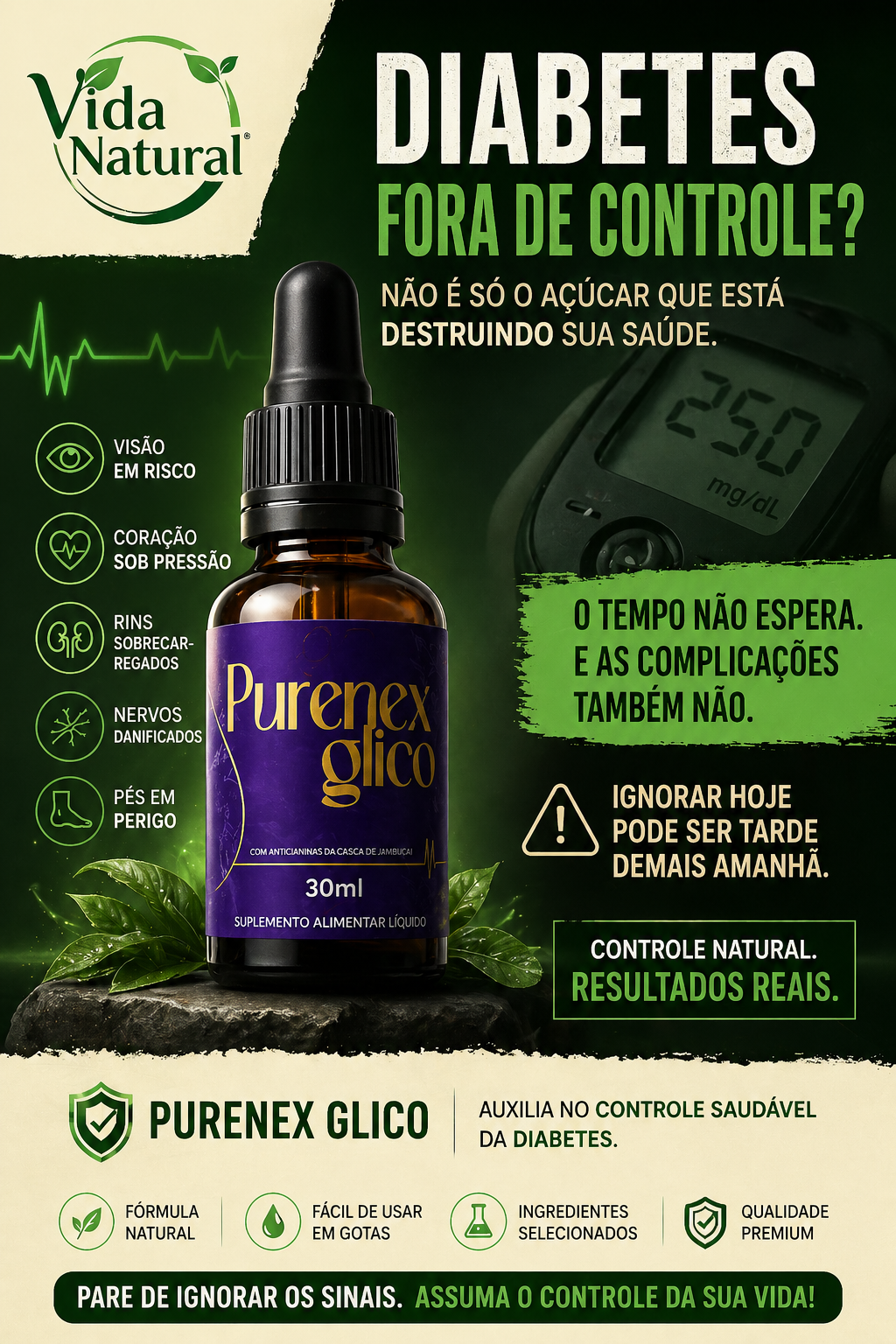 PURENEX GLICO - PROMOÇÃO DO DIA - FRETE GRÁTIS